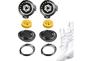 Lace Locks for Sneakers,No Tie Laces | Easy Heavy Duty Quick Release Elastic for Boots Running Sneaker, Fits All for Sports