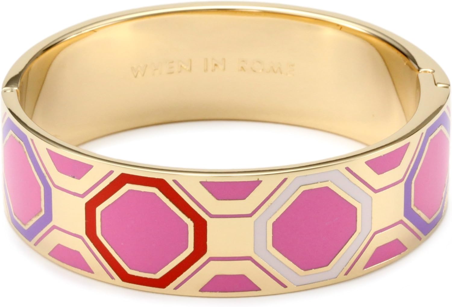 Kate Spade New York "When in Rome Hinged Idiom Bangle