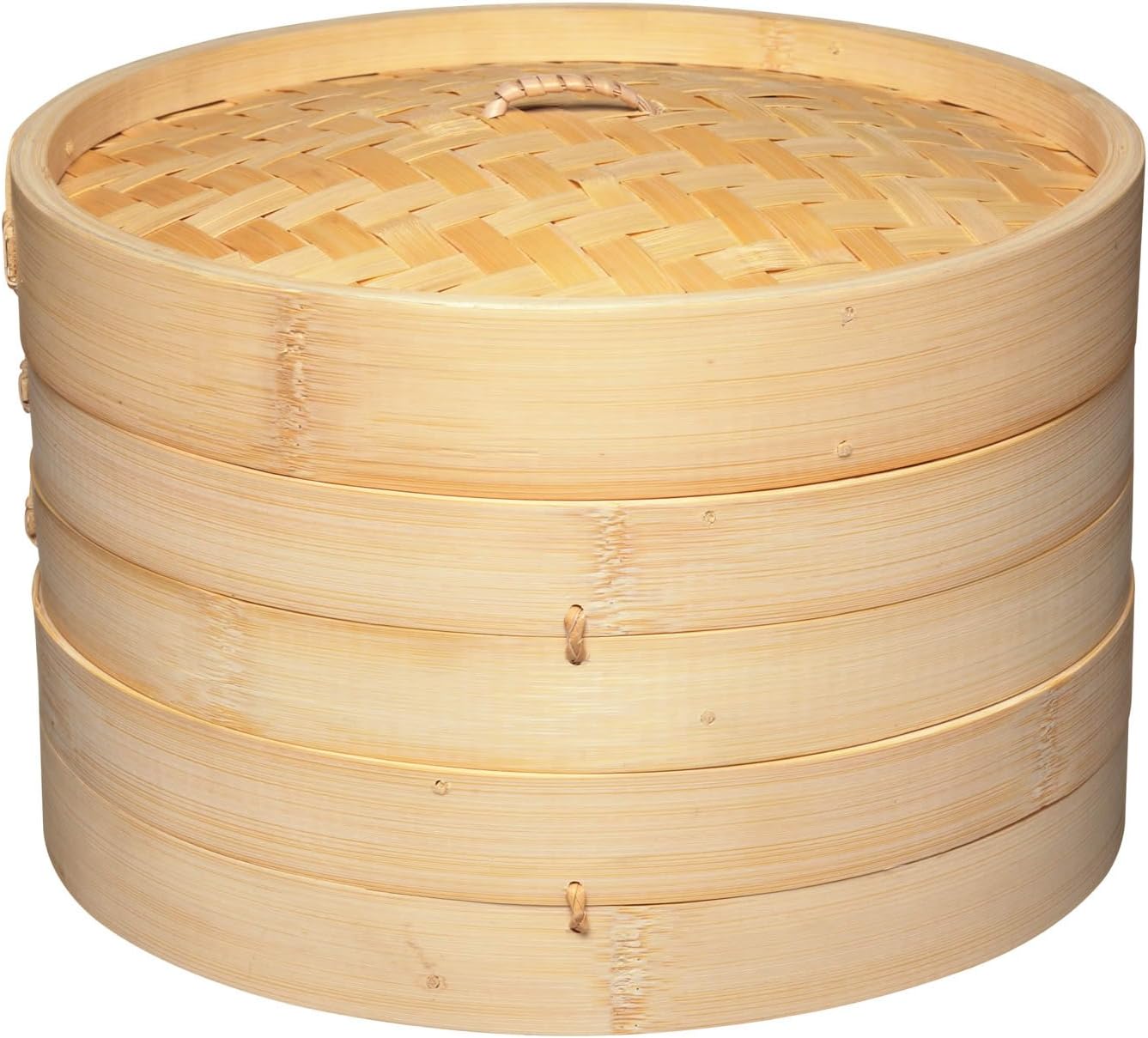 Oriental "world Of Flavours" Bamboo Steamer 10 "