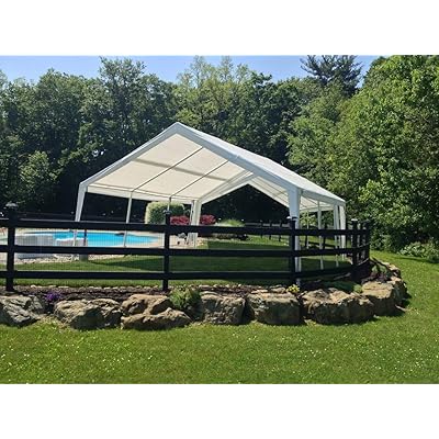 Buy Quictent 20 X 20 Heavy Duty Outdoor Gazebo Party Wedding Tent Canopy Carport Shelter With Carry Bags 20x20 White Online In Turkey B01gciywts
