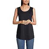 Lands' End Women's American-Grown Supima Cotton Tunic Tank Top