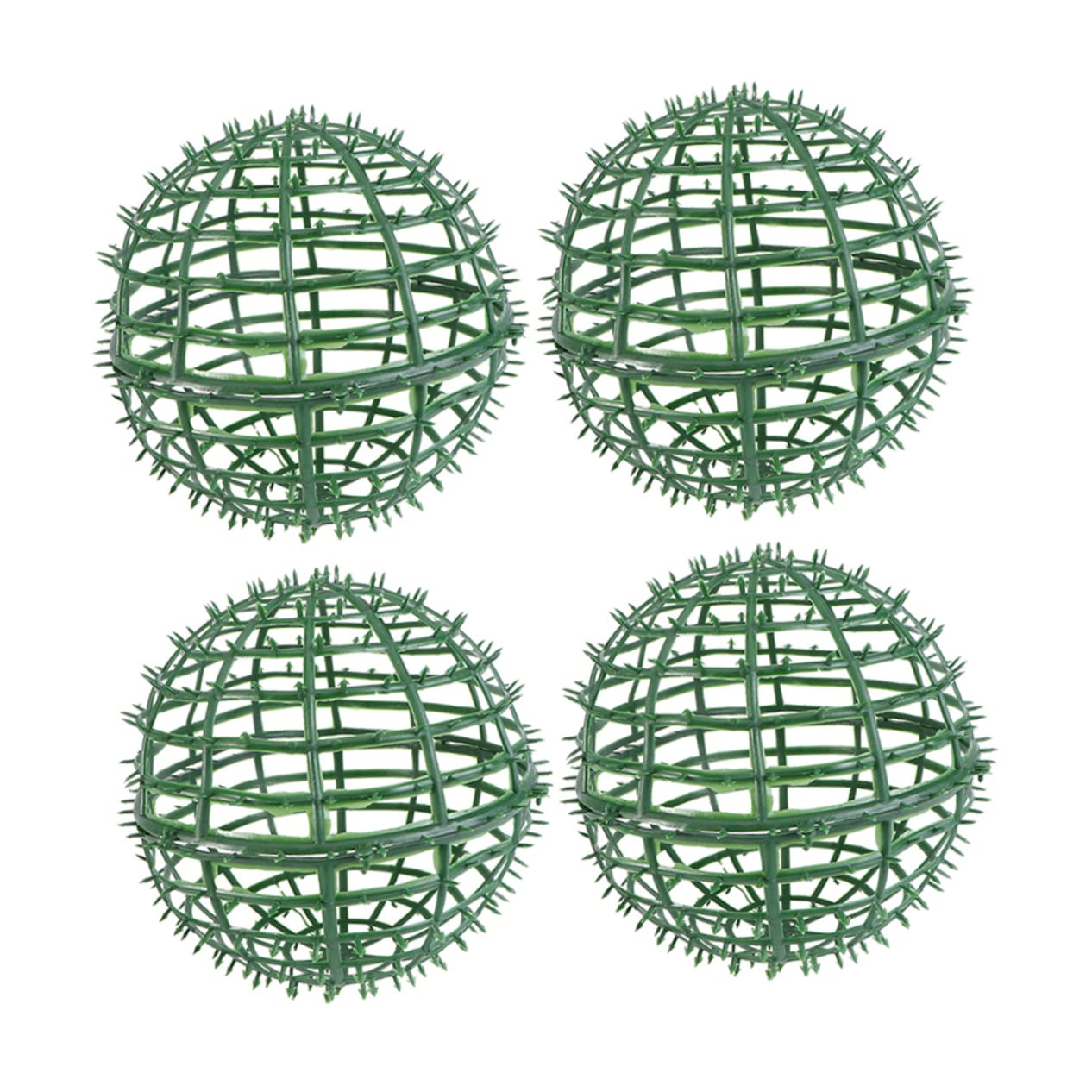 HONMEET Diy Topiary Ball Frame 20Cm Plastic Flower Arrangement Ball Stand for Wedding Garden Party Floral Sphere Support Rack 4 Pack
