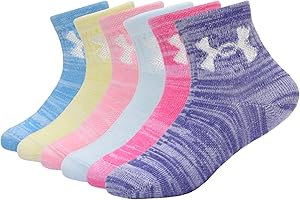 Under Armour girls Multi Pack Quarter Sock