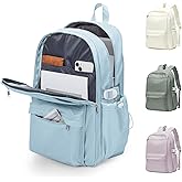 Lendolk School Backpack for Teen Girls Lightweight College Backpack Women Travel Backpacks Waterproof High School Bookbag for Men Classic Casual Daypacks(Blue)