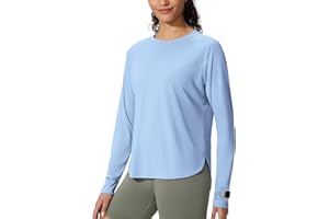 SEAMAID Women's Sun Shirts UPF 50+ Long Sleeve Uv Protection Shirts Lightweight Quick Dry SPF Clothing Outdoor Hiking Tops