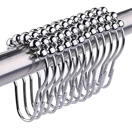 Ys Shower Curtain Hooks Curtains Liner Ring Metal Hook Hanger