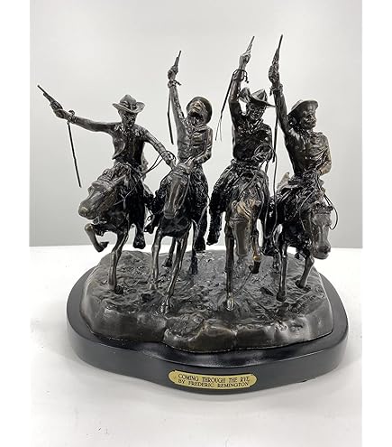 Amazon.com: Frederic Remington Solid American Bronze Statue Wicked