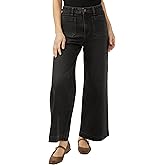 Silver Jeans Co. Women's High Rise Ankle Wide Leg Jeans