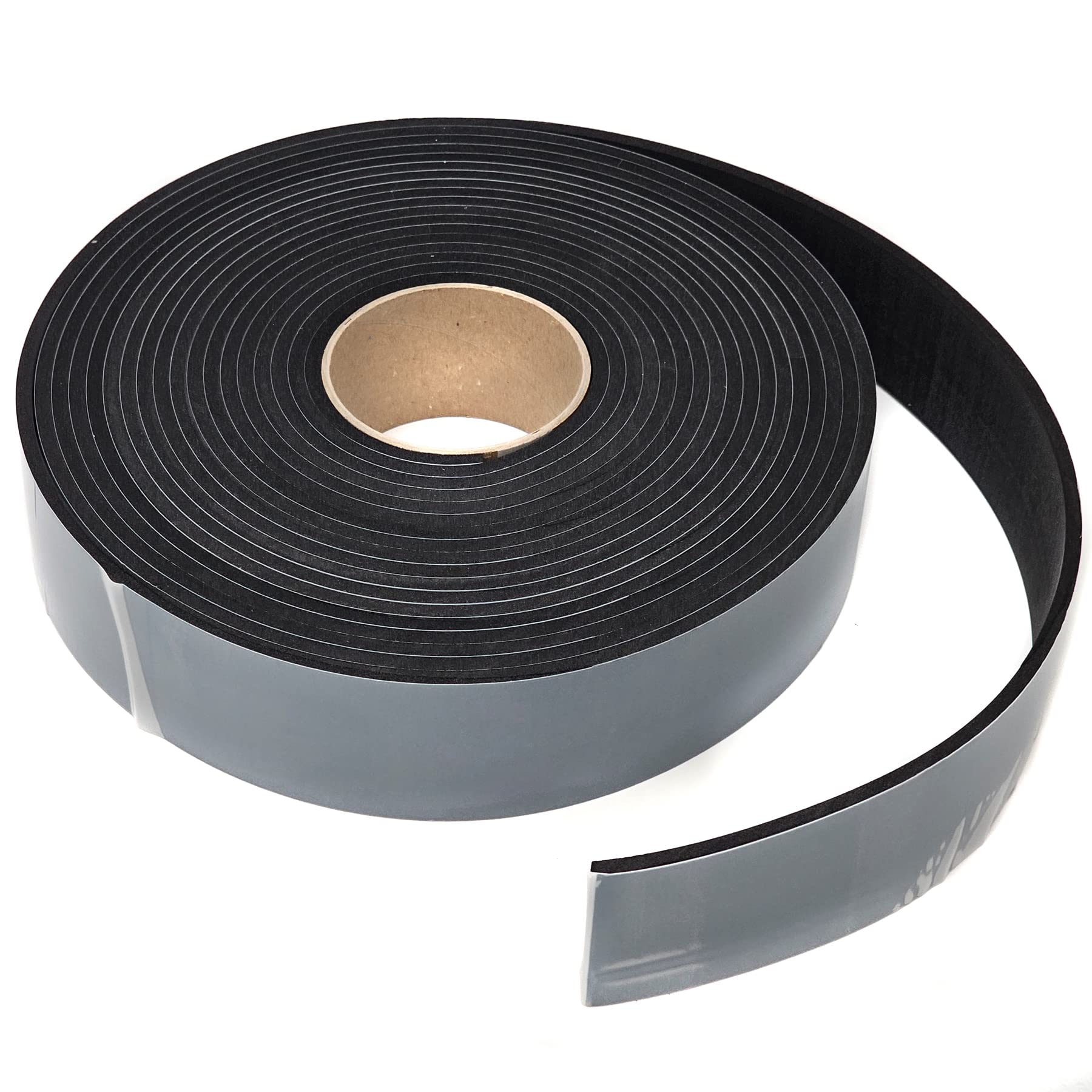 EPDM foam black length: 10 m on roll. Self-adhesive on one side (50 mm x 5 mm)