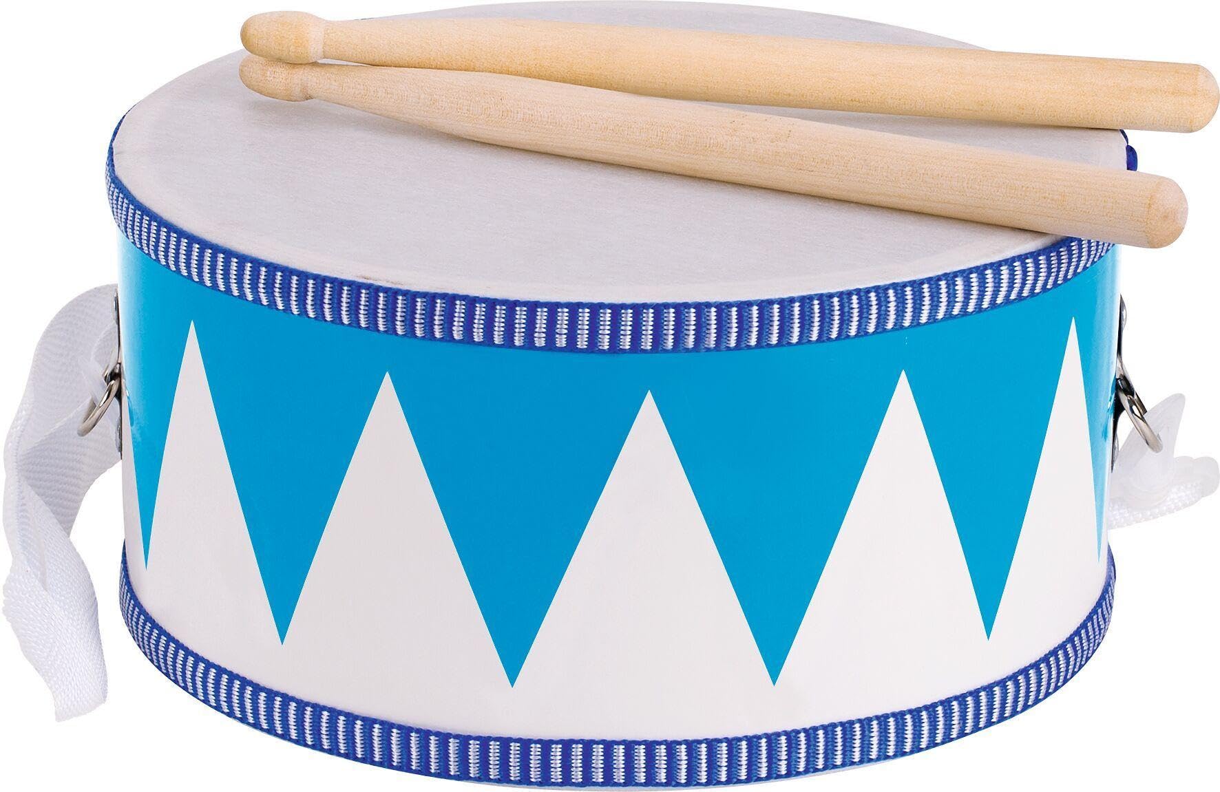 Goki 61898 Drum, Blue/White