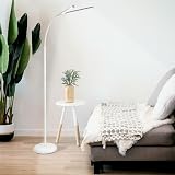 PURElite Natural Daylight Floor Lamp Twin Lights Flexible LED White view 4