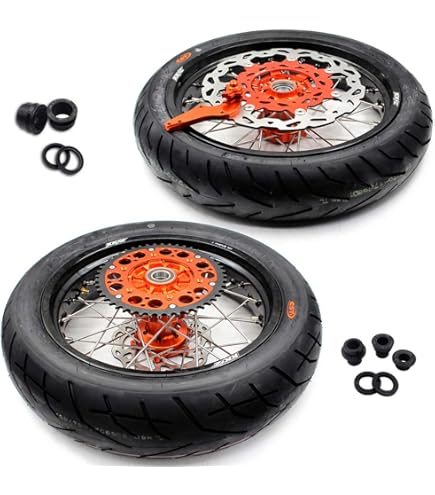 Amazon.com: KKE 17 Inch Fit HONDA XR650R 2000-2008 Supermoto