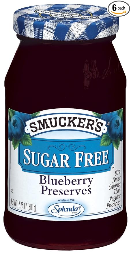Smucker's preserves - Blueberry sugar free w/splenda (051500040621)