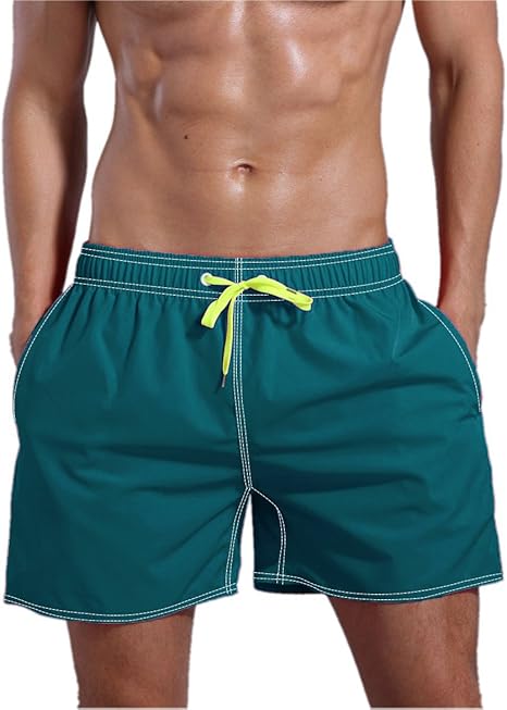 mens dark green swim trunks