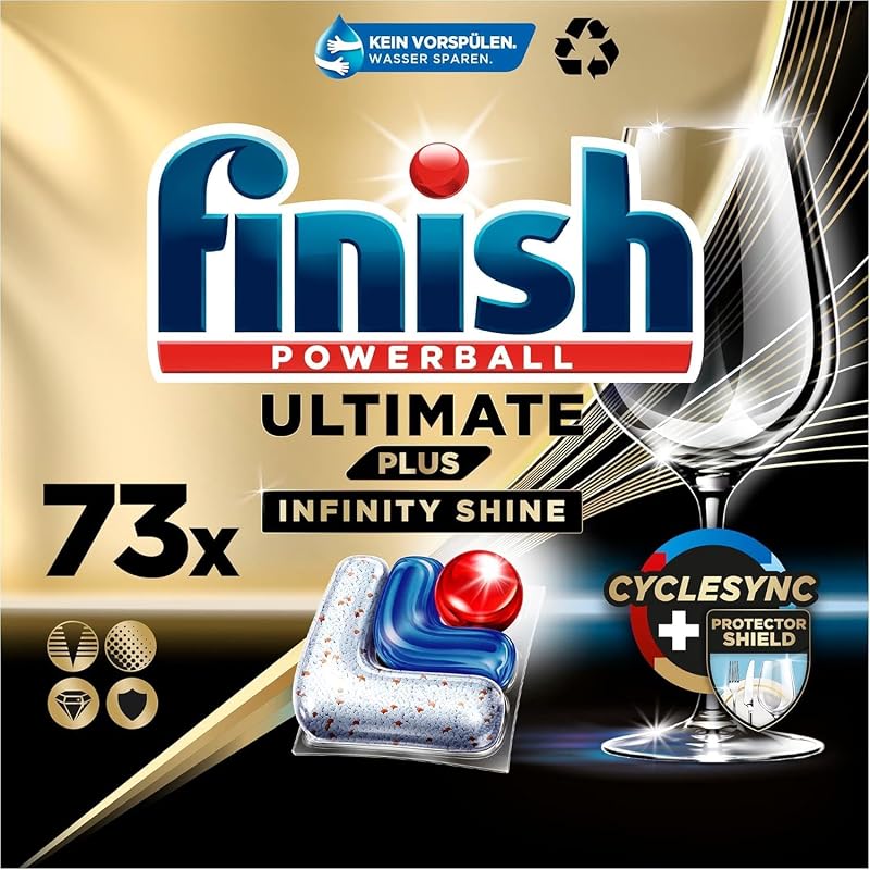 Ultimate Plus Infinity Shine Spülmaschinentabs 73 Caps