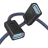 ANDTOBO USB 3.0 Female to Female Extension Cable - USB 3.0 Type A Coupler Cord,Navy- 3.3Ft