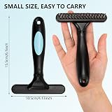 Kunoli Carpet Rake Portable Pile Lift for Rugs Dog Grooming Double Row Pins view 3
