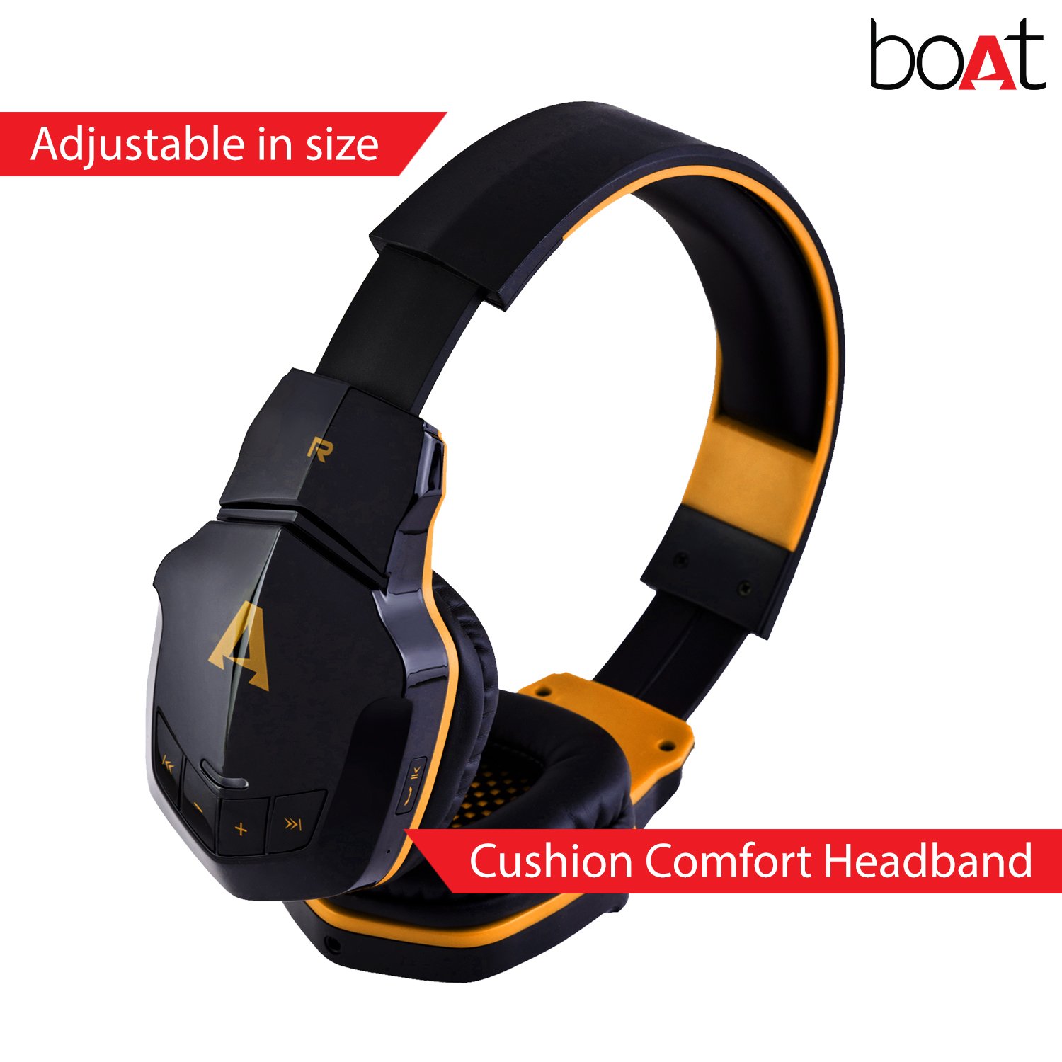 boAt Rockerz 510 Bluetooth Headphone with Thumping Bass, Up to 10H