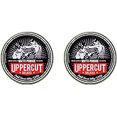Uppercut Deluxe Matte Pomade for Men – Medium Hold, No Shine, Water-Based Hair Styling Cream, Easy Wash Out, Natural Matte Finish, 3.5 oz / 100 g (2-PACK)