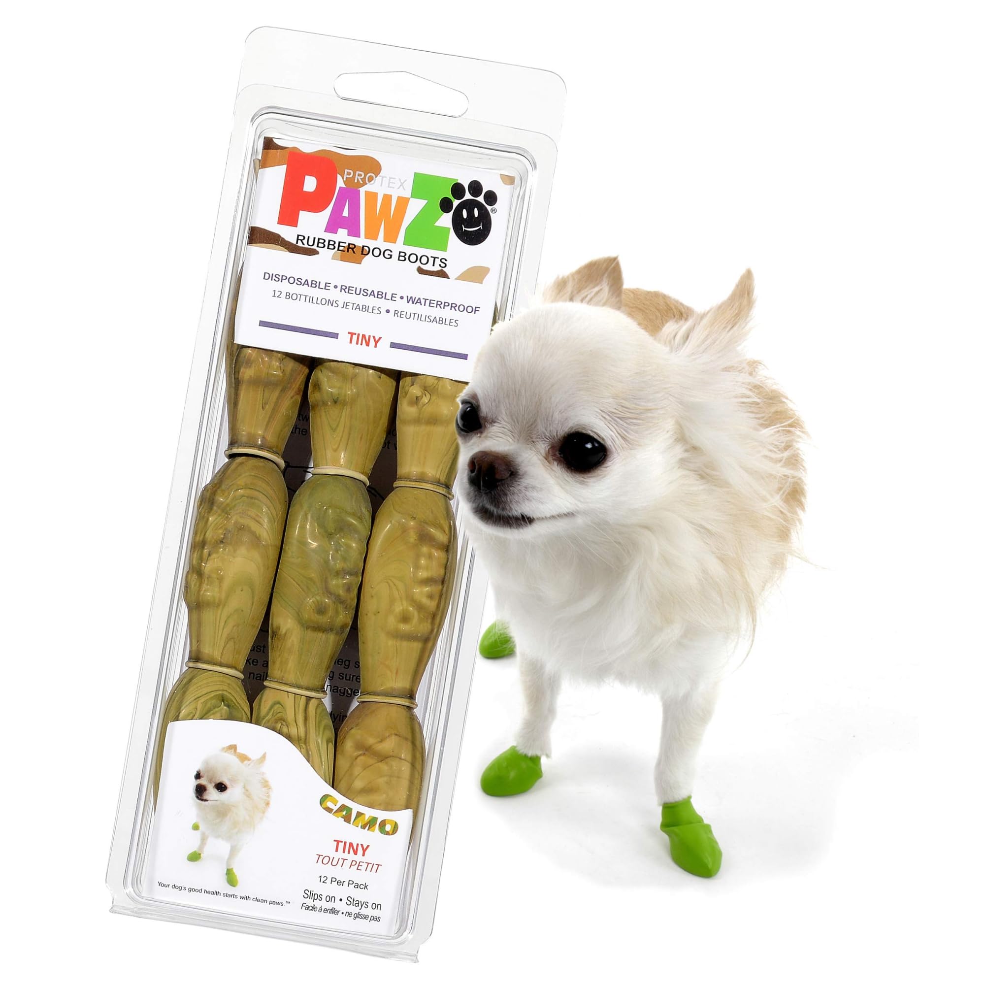 Pawz Dog - Dog boots with camouflage design
