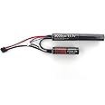 Titan Lithium-Ion Airsoft Battery | 11.1v Battery, 3000mAh 11.1v Nunchuck T-Plug (Deans) | Maximum Capacity & Performance 11.1 Volt Airsoft Gun Battery