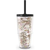 Tervis Disney - Winnie The Pooh Forest Sketch Made in USA Double Walled Insulated Tumbler Travel Cup Keeps Drinks Cold & Hot, 24oz with Straw Lid, Classic
