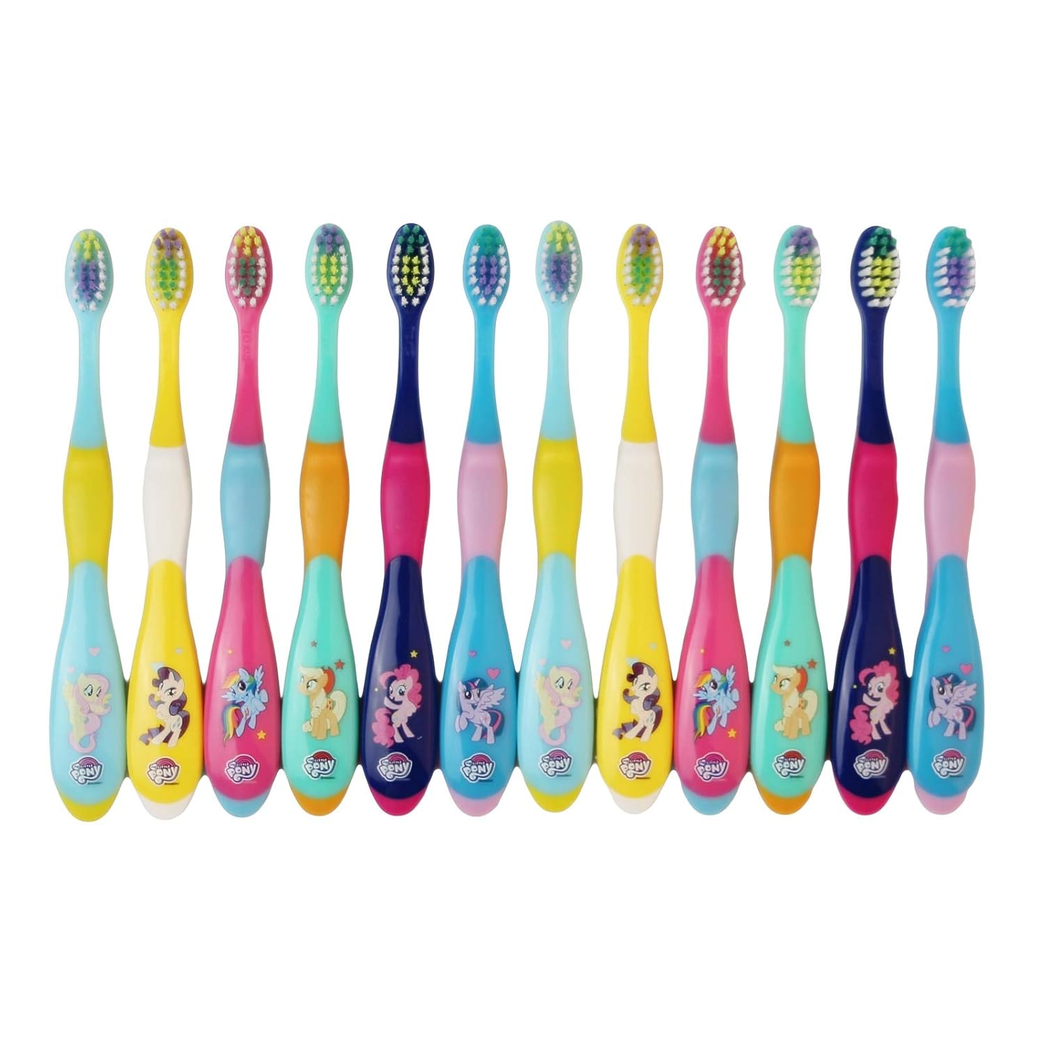 MyLittlePony Kids Toothbrush for 3-6 Years Children Assorted Colors 12 PACK