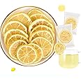 candied lemon slices5.3zo/150g（About 45 pieces），cocktail garnishes for drinks，dried lime slices，Dehydrated Orange Slices，freeze dried lemon，Each piece is individually packaged