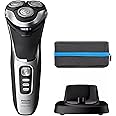 PHILIPS Norelco Electric Shavers for Men, Series 3000, Mens Shavers Electric Cordless Rechargeable, Wet & Dry Shaver with Pop-up Trimmer, Charging Stand and Storage Case