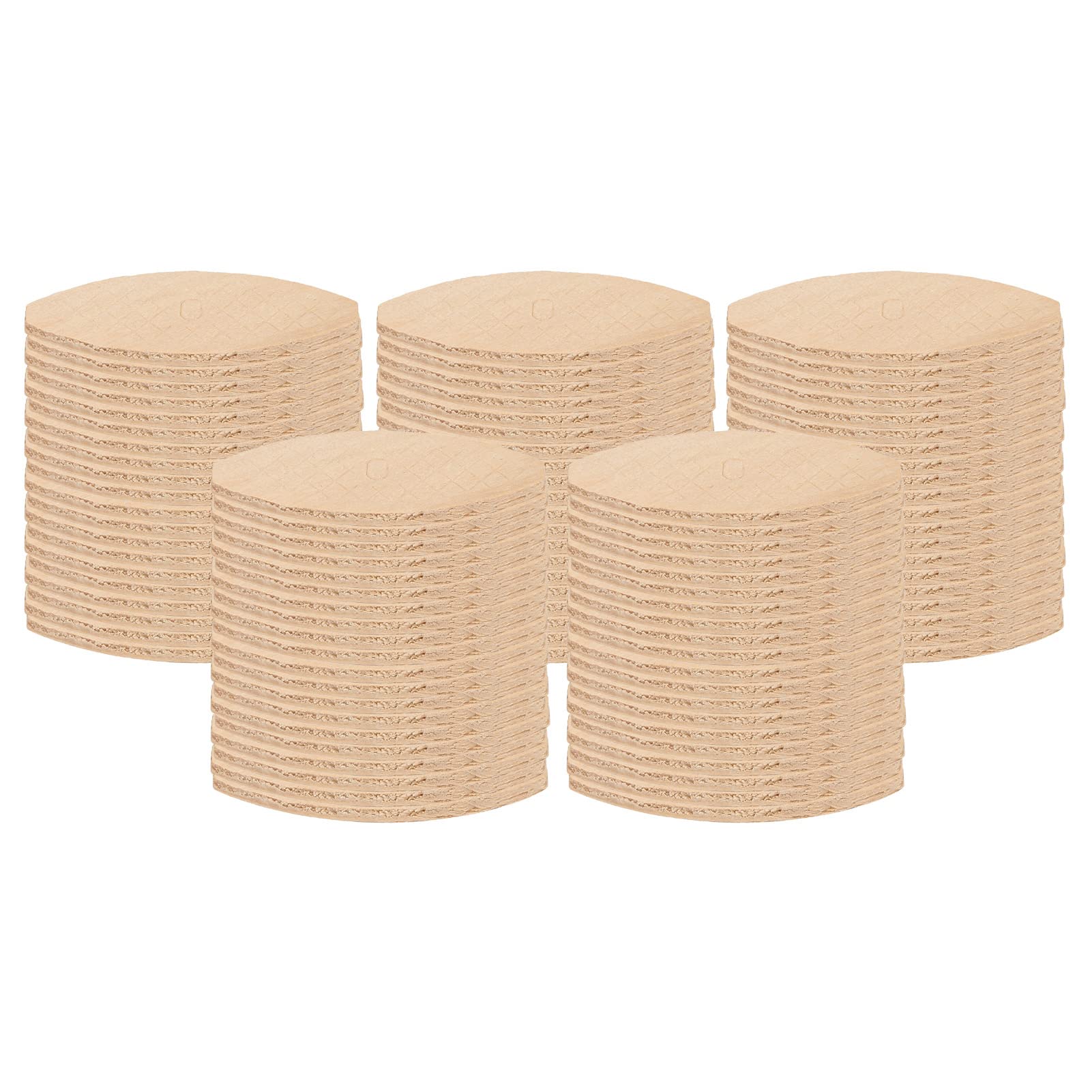 FTVOGUE 100pcs Wood Joining Biscuits (0#) - Beech, Industrial Grade, Discs, 4mm Thick, 15cm Width, 15cm Length, 3cm Height