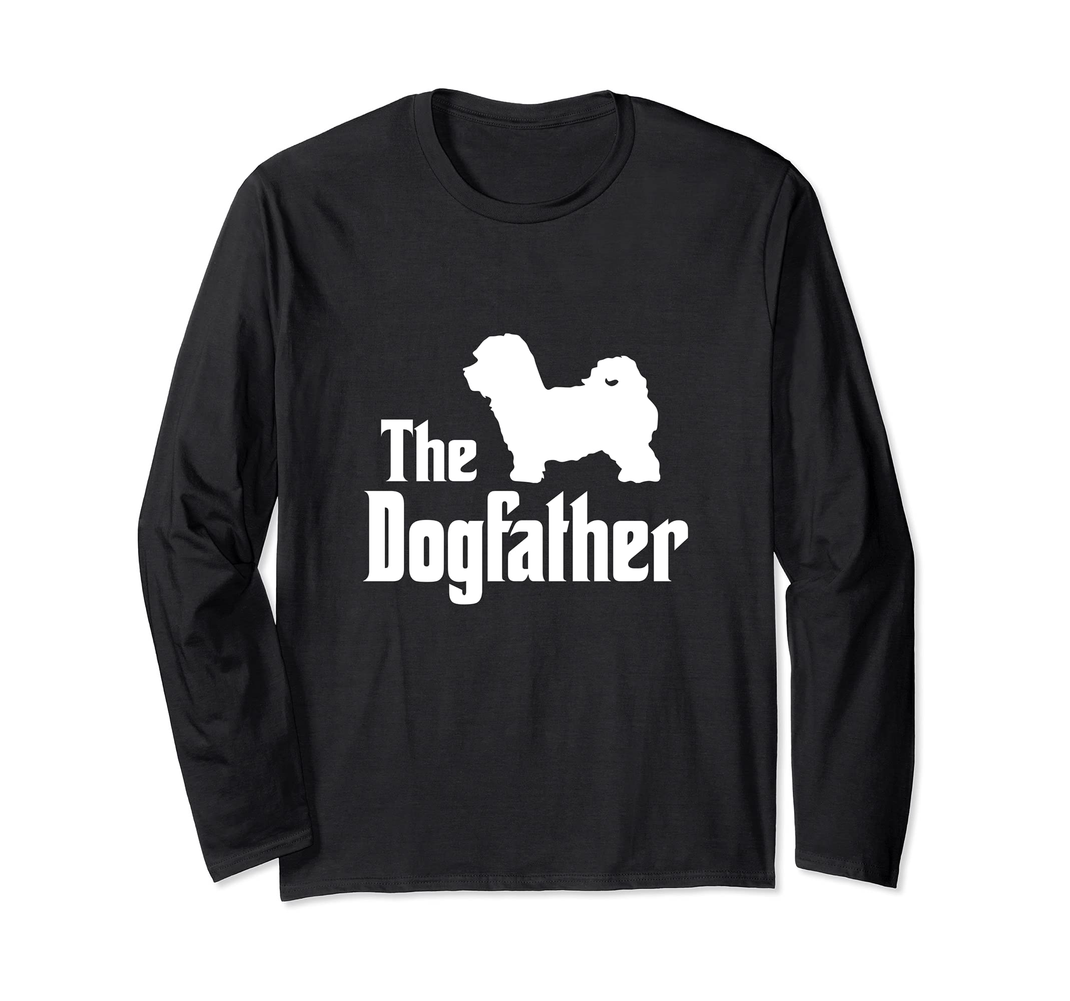 The Dogfather - funny dog gift, funny Maltipoo Long Sleeve T-Shirt