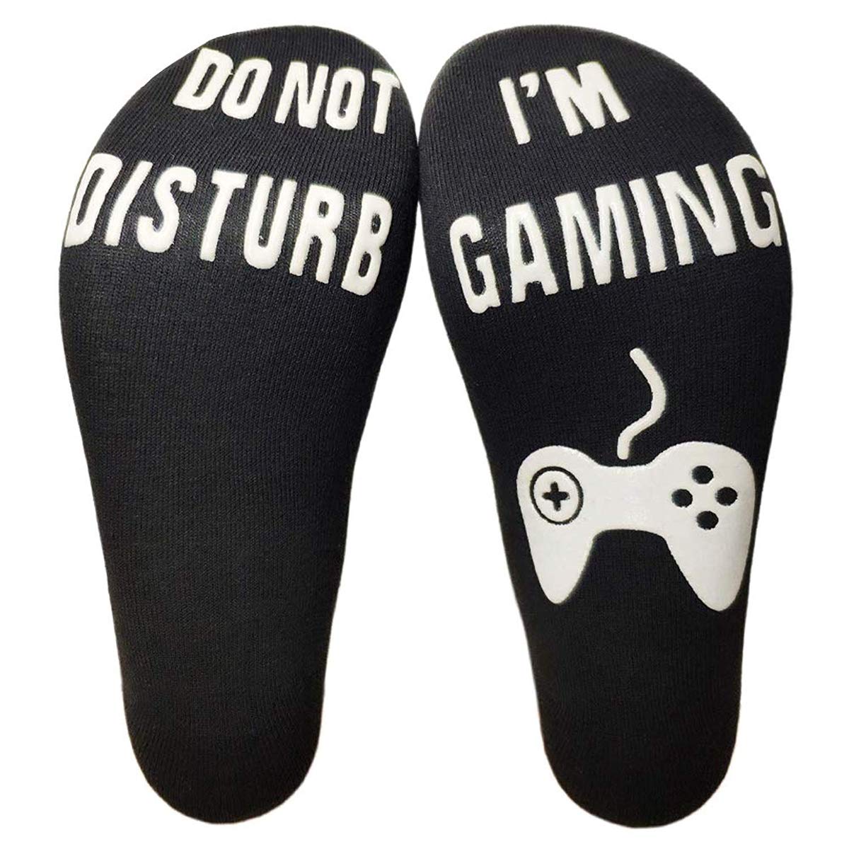 Do Not Disturb I'm Gaming Socks, Funny Gamer Socks Novelty Gifts for Teen Boys Mens Gamer Kids Sons Husbands Boyfriends