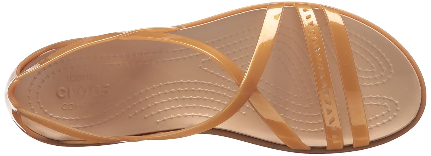 crocs women's isabella cut strappy w fashion sandals