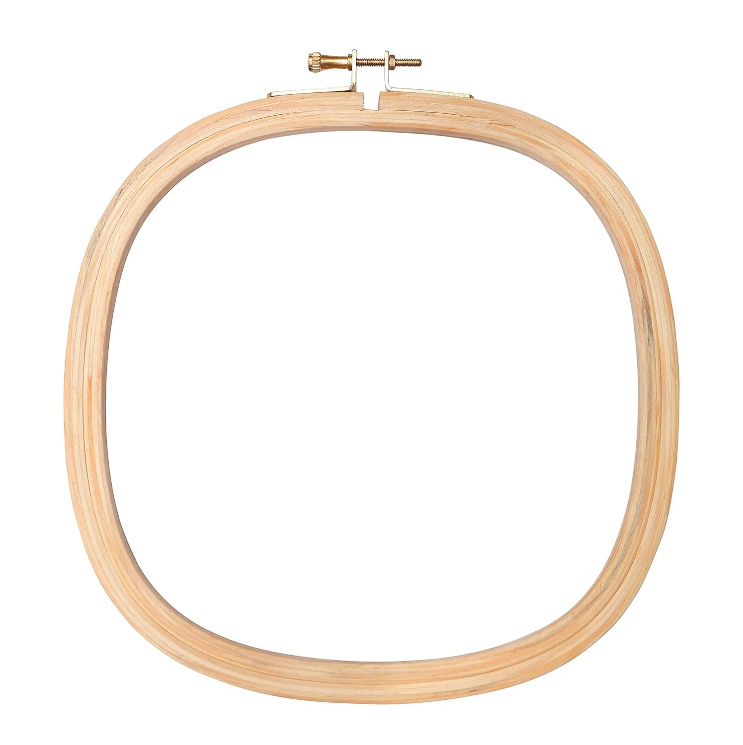 Vahvaa® Wooden Embroidery Hoop Ring Frame Square Size (8 Inches) Pine