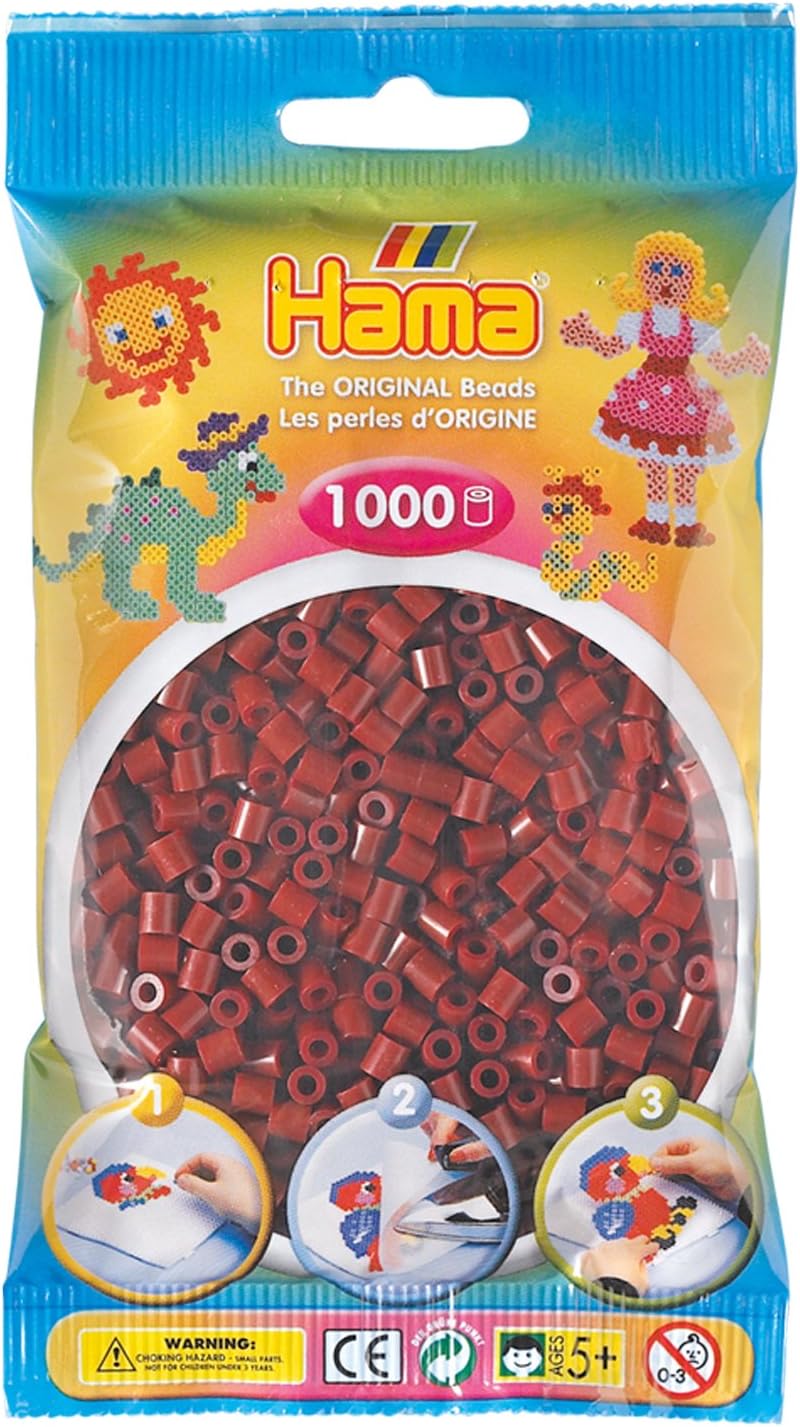 Hama Beads - Burgundy (1000 Midi Beads)