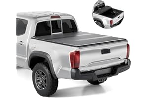 Tono King FRP Hard Tri-fold Tonneau Cover Fold Truck Bed Covers Compatible with 2016-2025 Toyota Tacoma 5ft Bed (60")