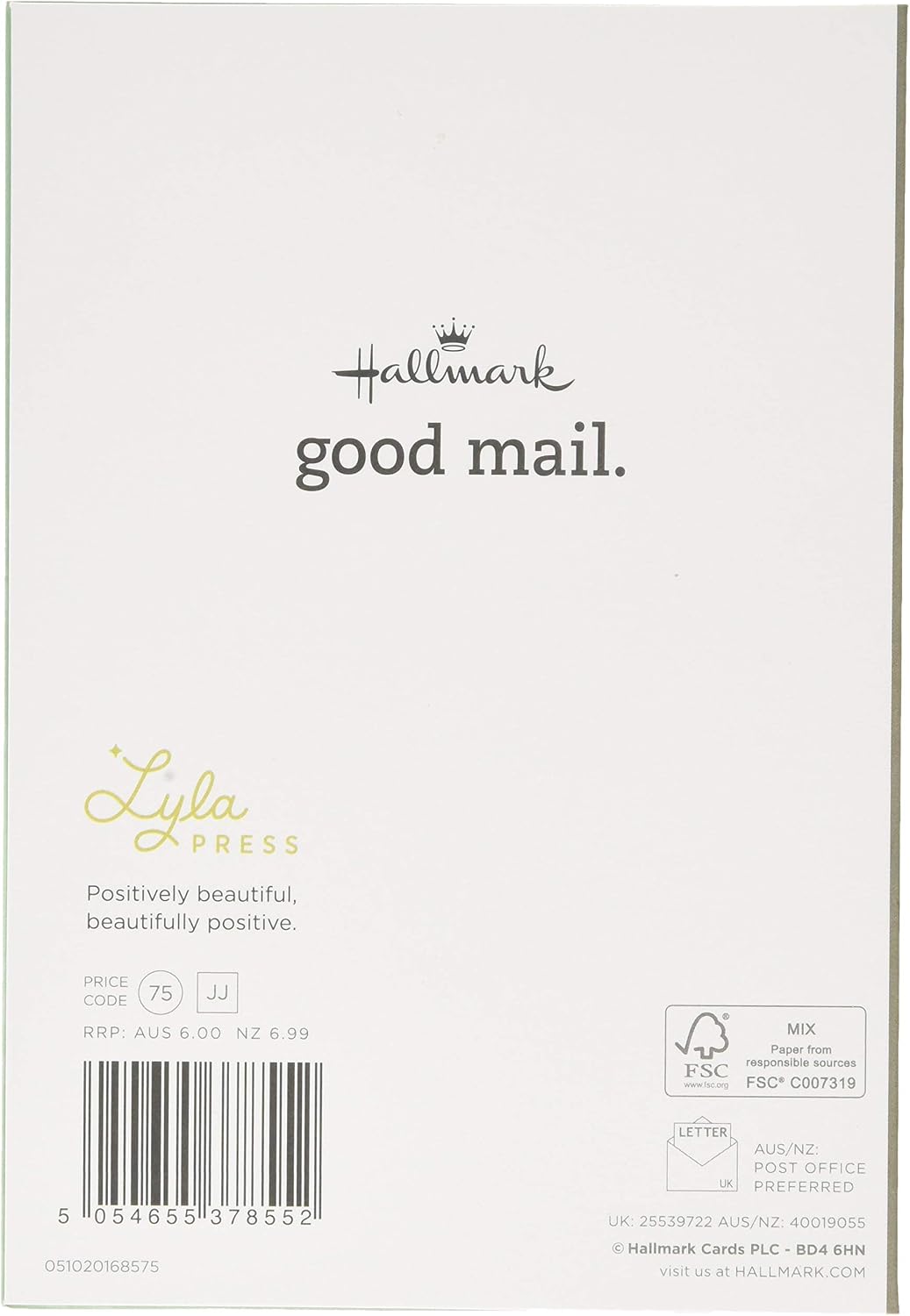 Hallmark General Celebration Card - Contemporary 'good mail' Cocktails Design - Image 3