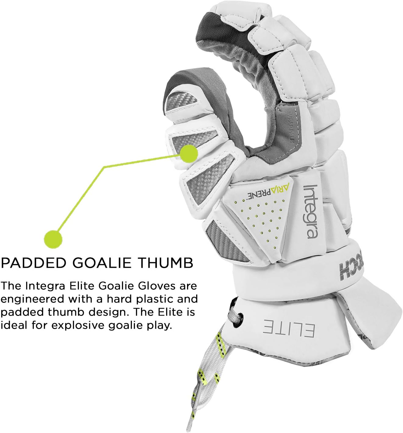 Epoch Integra Elite Goalie Lacrosse Gloves : Sports & Outdoors