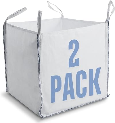 AirTech-UK FIBC Bulk Bag 1 Tonne Builders Garden Waste Heavy Duty Polypropylene