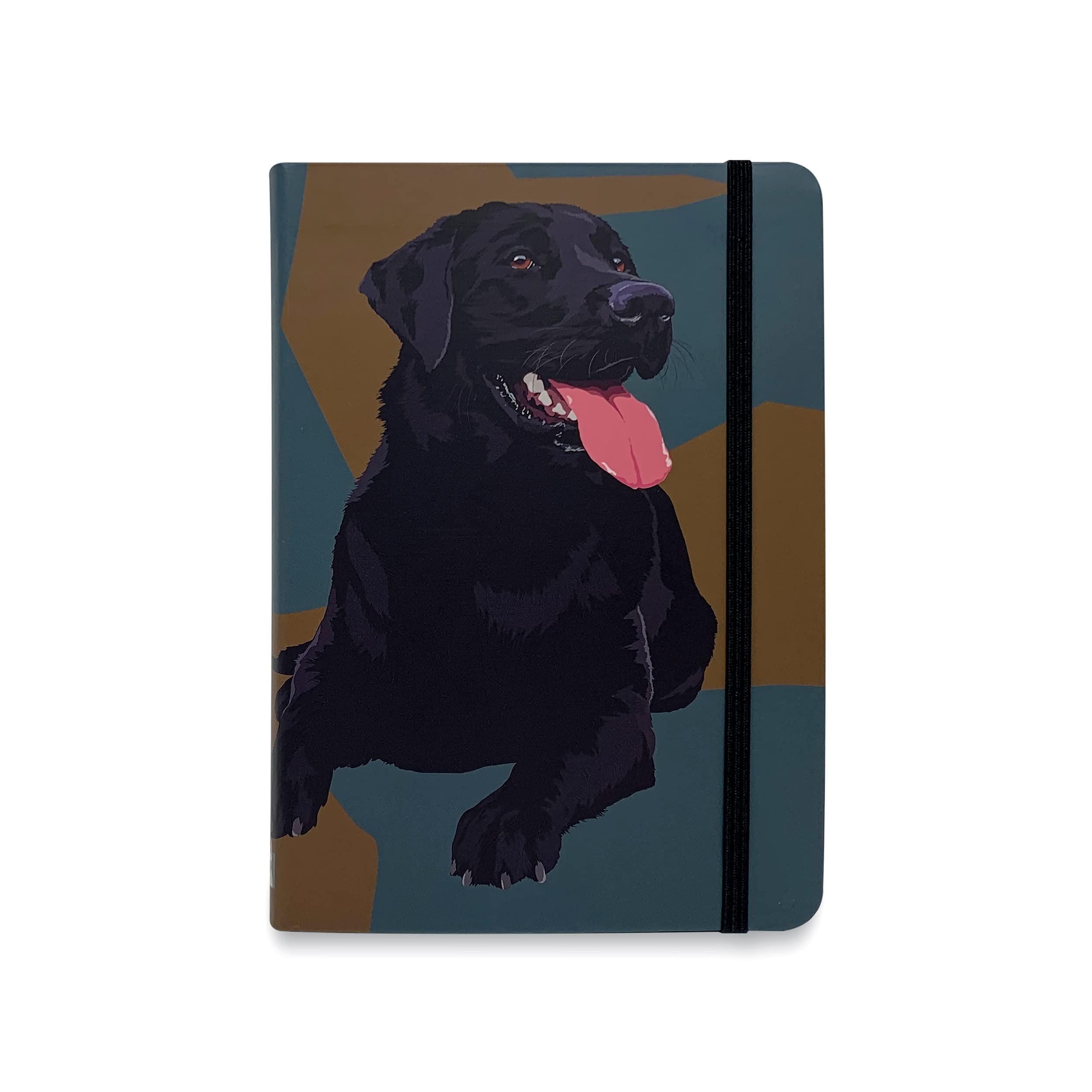 Leslie Gerry Black Labrador Notebook