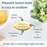 Igennus Omega-3 Wild Fish Oil & Vitamin D3 1-A-Day 180 Servings view 7