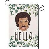 Hello Funny Garden Flag 12x18 Inch Double Sided Outside Burlap Personalized Seasonal Yard Outdoor Decorations