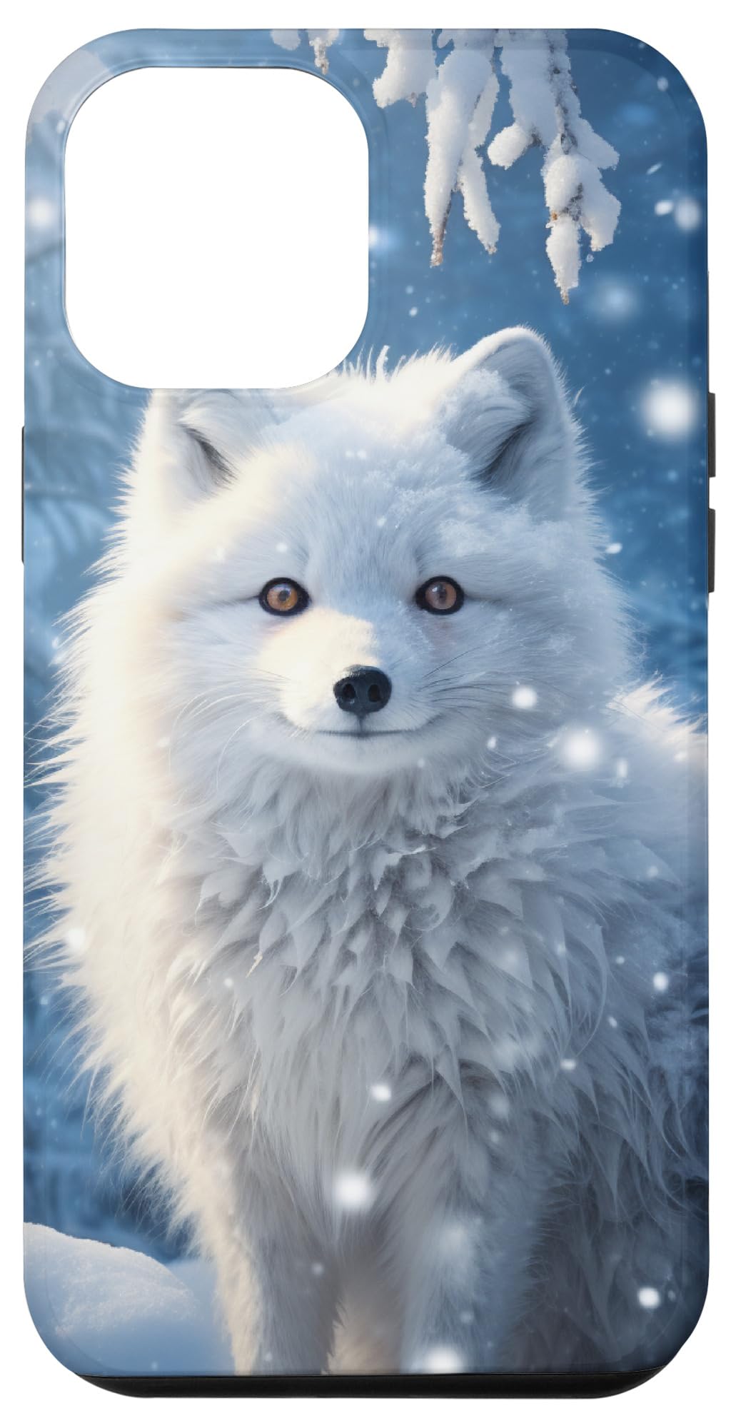 Artic White Fox Snow Snowy Winter Animal Case for iPhone 12 Pro Max — image 1