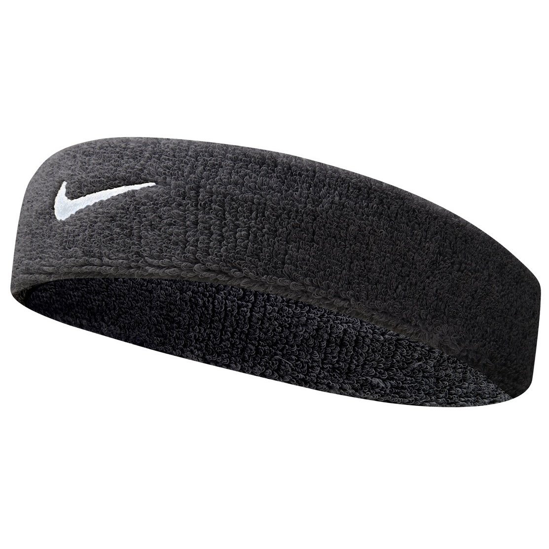Nike Unisex Erwachsene Swoosh Headband/Stirnband, Schwarz (Black/White), Einheitsgröße