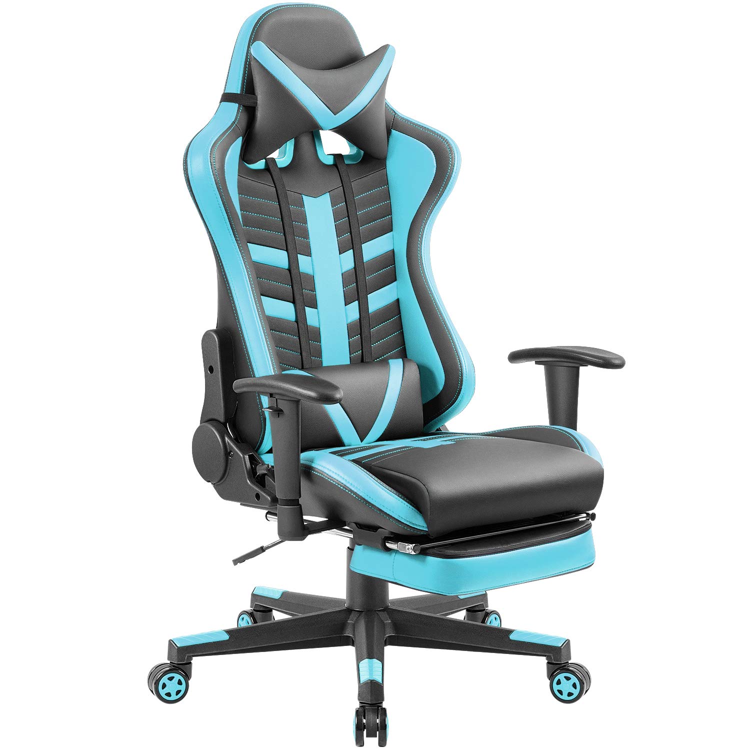 Homall Gaming Chair Ergonomic HighBack Racing Chair Pu Leather Bucket