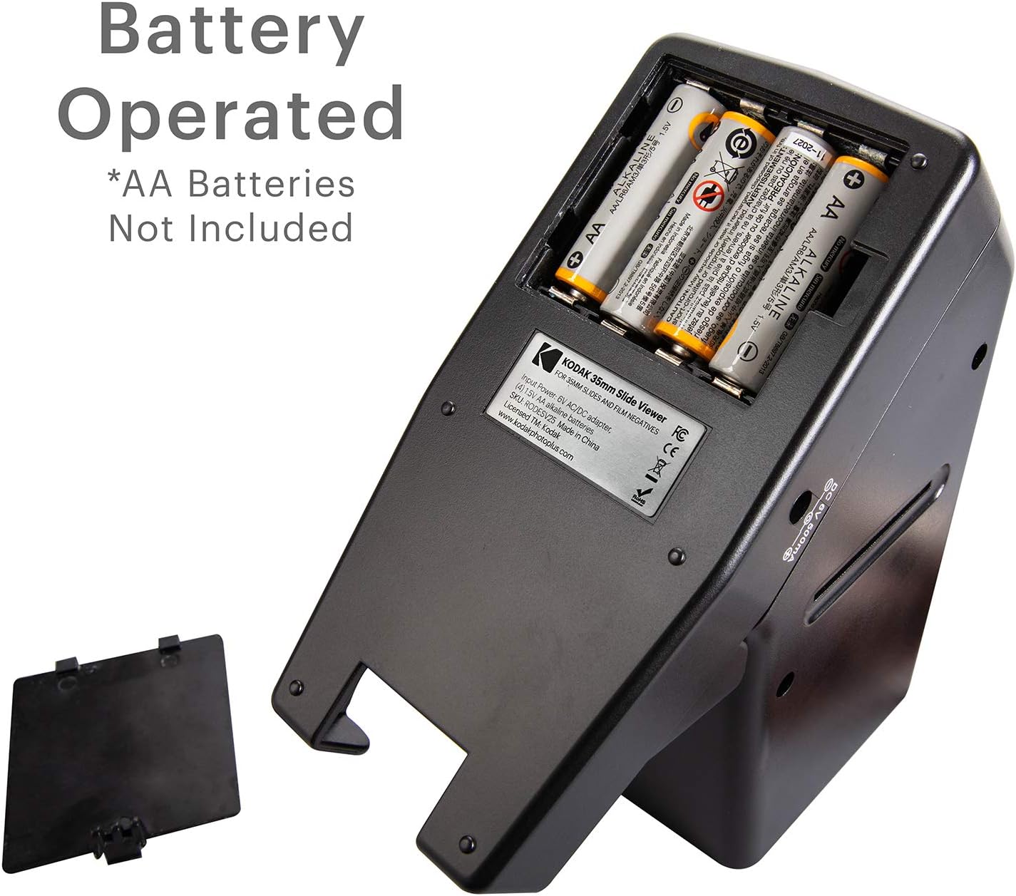 KODAK 35mm Slide and Film Viewer - Battery Operation, 3X Magnification, LED Lighted Viewing – for 35mm Slides & Film Negatives: Electronics