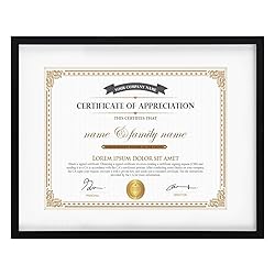 Hoikwo 11x14 Black Picture Frame, Display