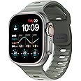 Nomad Sport Band - 45mm | Coastal Rock Green Apple watch ultra 2 band, Designed to give your Apple Watch a modern and athletic look for intense workouts and everyday wear, Compatible with New Series 10, Ultra & Ultra 2, Series 1-9, and SE