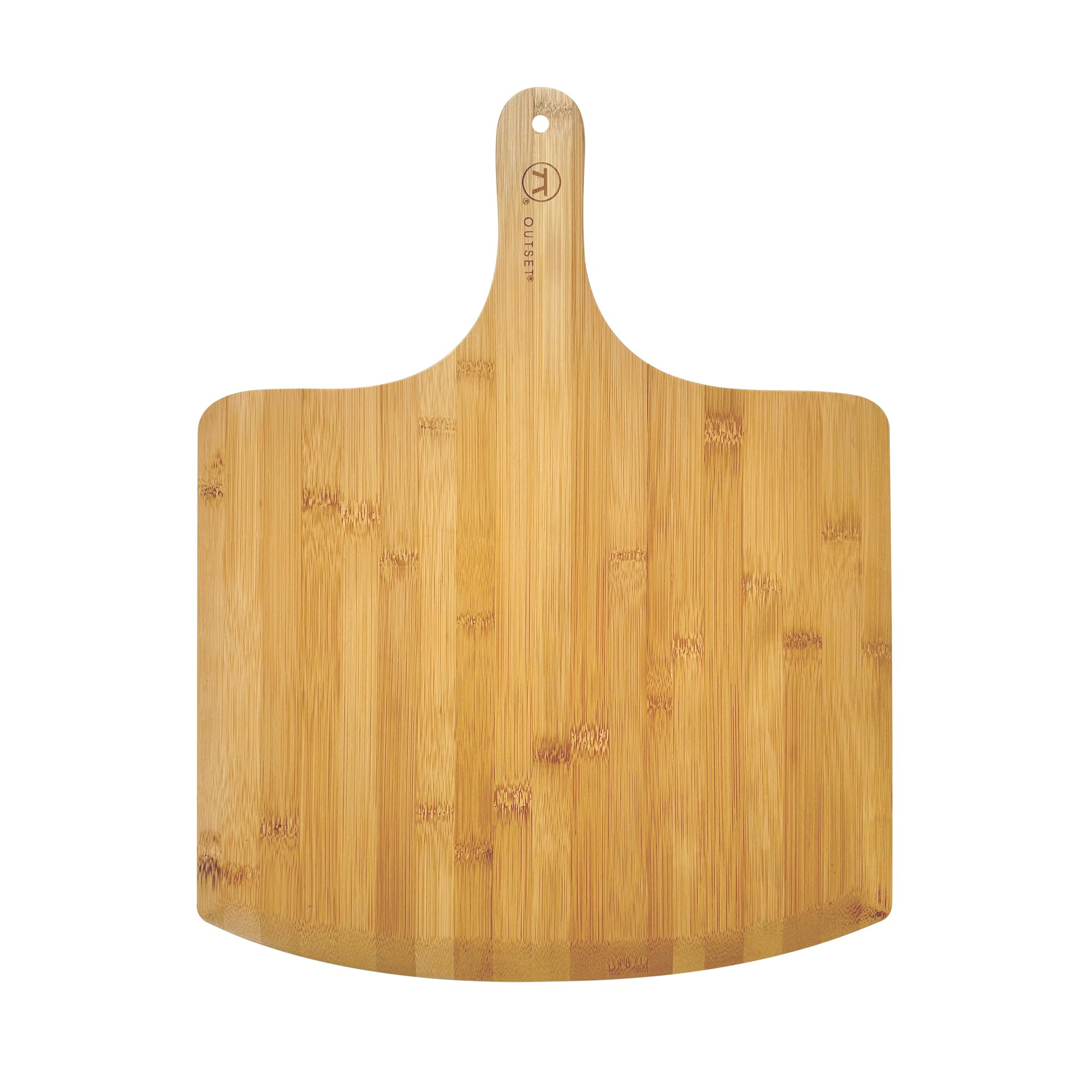 Photo 1 of Outset Pizza Peel, Extra Large Bamboo Pizza Paddle, 18" x 14", Tan