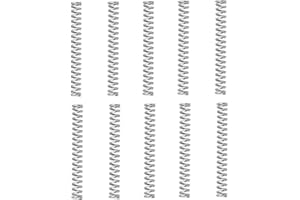 Boxonly Compression Spring for Home Machinery Industrial Lawn Mowers Stainless Steel Compressed Spring 9mm OD 0.5mm Wire Size 50mm Free Length 10 pcs